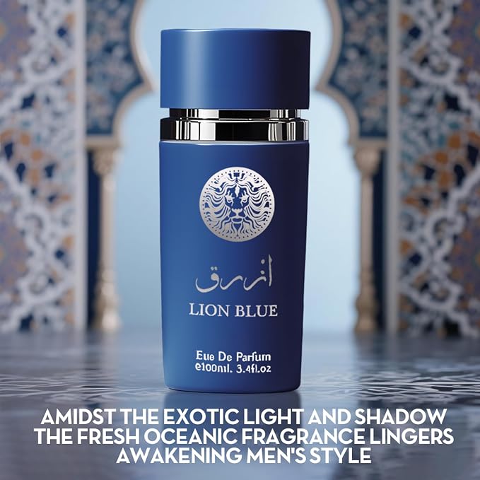 A CENTER Men's Cologne Gift Set of 4(MilanValian&VintageH&GuiltB&LionBlu) - 3.4 Fl Oz Each | Vanilla Bourbon, Leather & Amber Floral Fragrance | Luxury Eau de Toilette