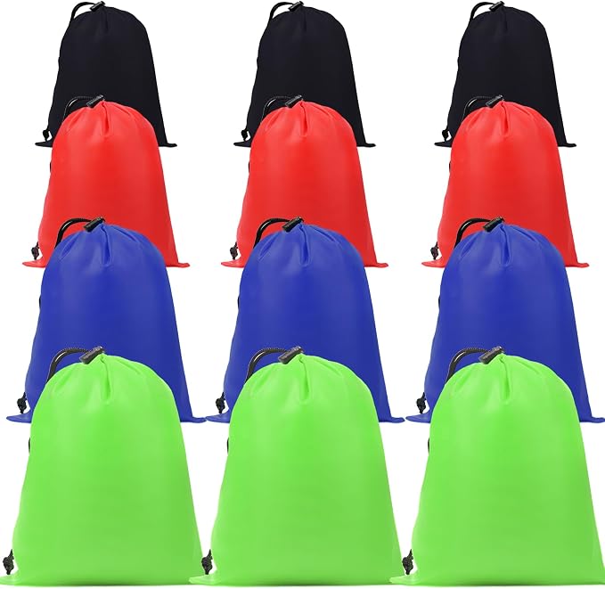 iMucci Upgrade Drawstring Bag Sack Nylon Bag Ditty Bag for Gym Traveling, Hiking, Yoga, Shopping