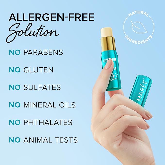 MAREE Under Eye Balm Stick with Retinol & Ceramide Complex 2 PACK - Facial Moisturizer for Dark Circles & Wrinkles - Under Eye Brightener Stick, Anti Wrinkle Hydrating Face Skincare