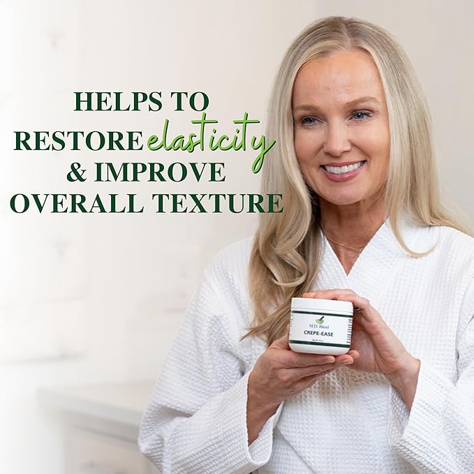 Crepe-Ease Body Moisturizer Anti Aging Retinol Cream Firming, Smoothing & Hydrating Cream for Crepey Skin on Neck, Arms & Legs Crepe Skin Repair, Advanced Crepe Fix, 4 oz