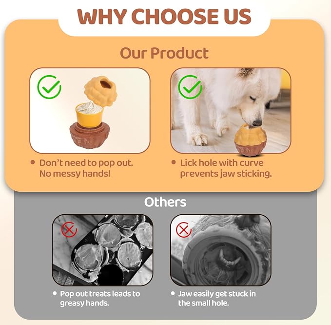 Dog Treat Dispensing Enrichment Toys for Aggressive Chewers to Keep Them Busy，Interactive Indestructible Frozen Treat Molds Toy for Small Large Pet Dogs (Treat Toy and Teeth Cleaning Ball)