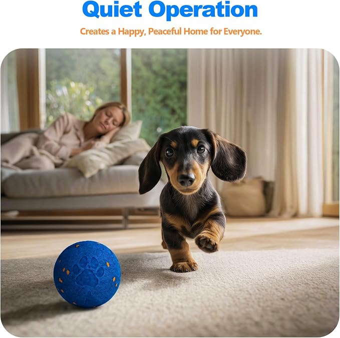 Interactive Dog Toys, 3.2 Inch Smart Dog Ball