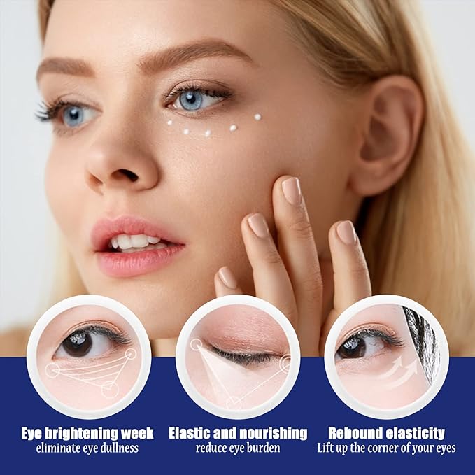 Active Eye Cream for Dark Circles & Puffiness - Anti-Aging Eye Cream with Acetyl Hexapeptide-8 & Caffeine, Reduces Eye Bags, Wrinkles & Fine Lines, Hydrating & Firming Eye Treatment