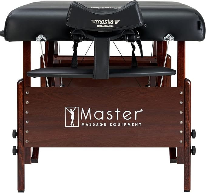 Master Massage 30" Del Ray Count, Standard with Ambient Lighting System, Black