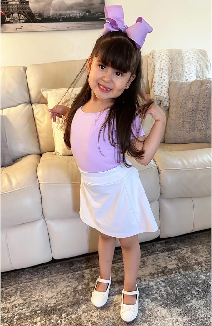 Stelle Girls Tennis Skirts with Pockets Athletic Skorts Inner Shorts High Waisted Sports Golf Running Skirt