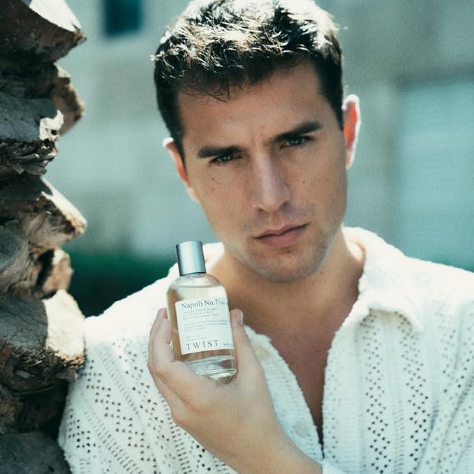 Twist Liquid Amber No. 173 - Eau De Parfum Inspired by French Av. Liquid Brun, Long-Lasting Perfume For Men, Bourbon Vanilla & Praline, Vegan, Clean Ingredients, Fragrance - Spray 100 ml | 3.4 fl. oz.