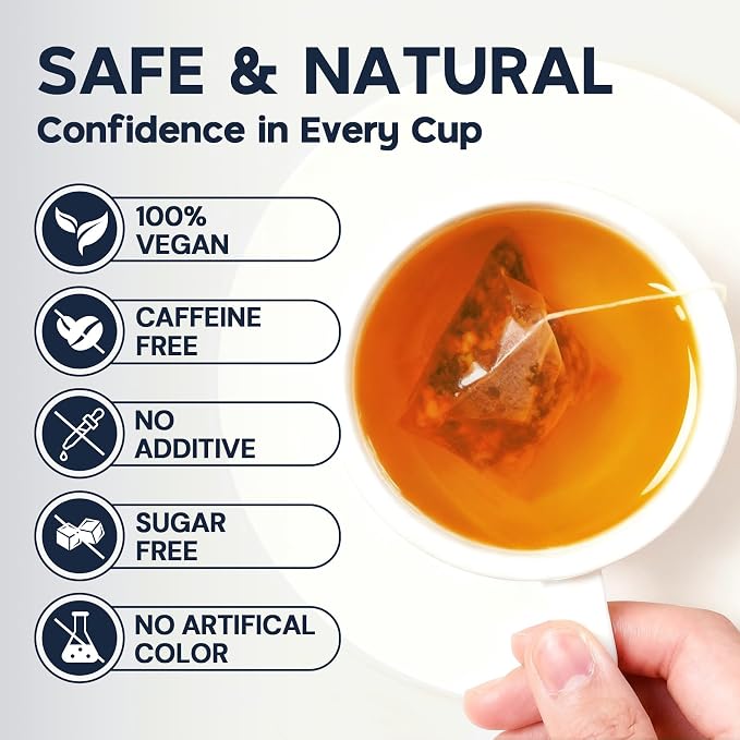 Dandelion Leaf & Root Herbal Tea-Caffeine-free herbal tea，No Sugar，80 Teabags