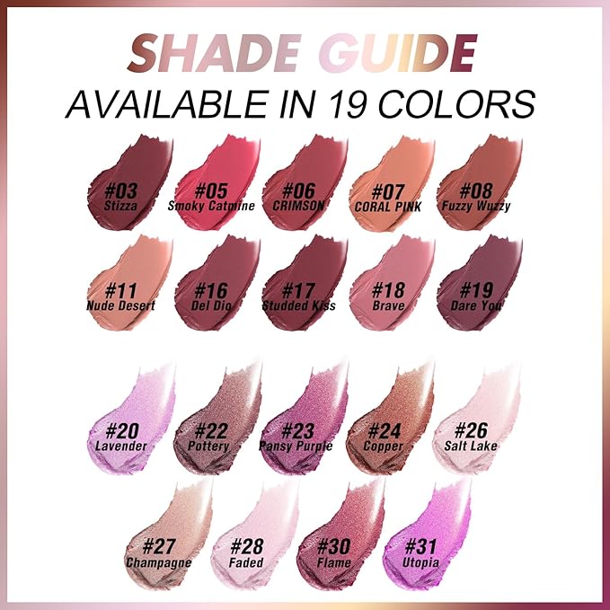 FOCALLURE Lipstick Lip Crayon - Vitamin E Infused, Long Lasting & Waterproof, Lightweight Finish, Non-Drying, Non-Fading Lip Makeup,7 CORAL PINK