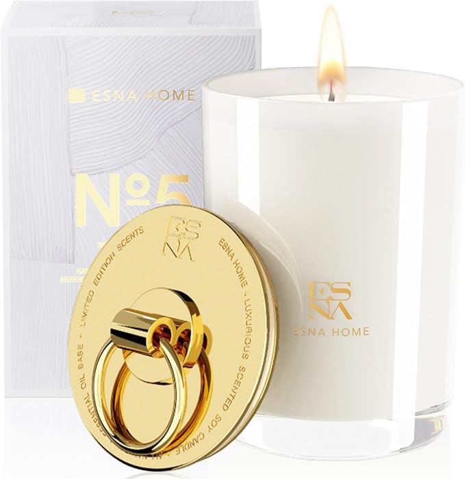 Luxury Scented Candle Aromatherapy Candles for Home Scented 100% Natural Soy Candles Hand Poured Vegan Wax Holiday Candles Gift for Christmas Home Decor Gifts for Women 8.8oz Long Lasting Slow Burn