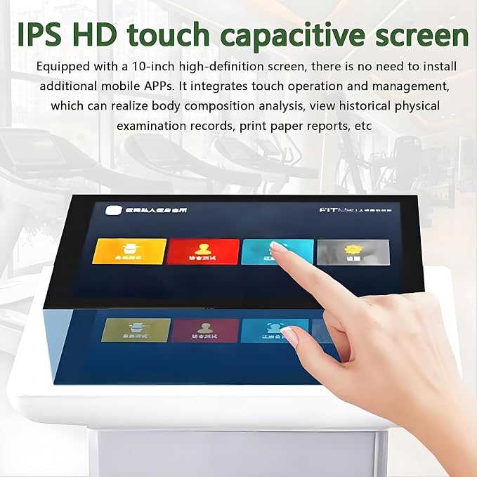Body Composition Analyser Weight Height Measurement Intelligent Body Scanner Measurement Analysis Fat Testing Machine Human Analyzer with Printer