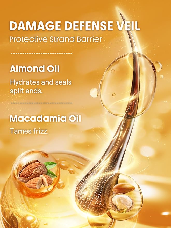 SHEGLAM 4-in-1 Hot Air Brush & 24K 10-in-1 Shine Hair Oil