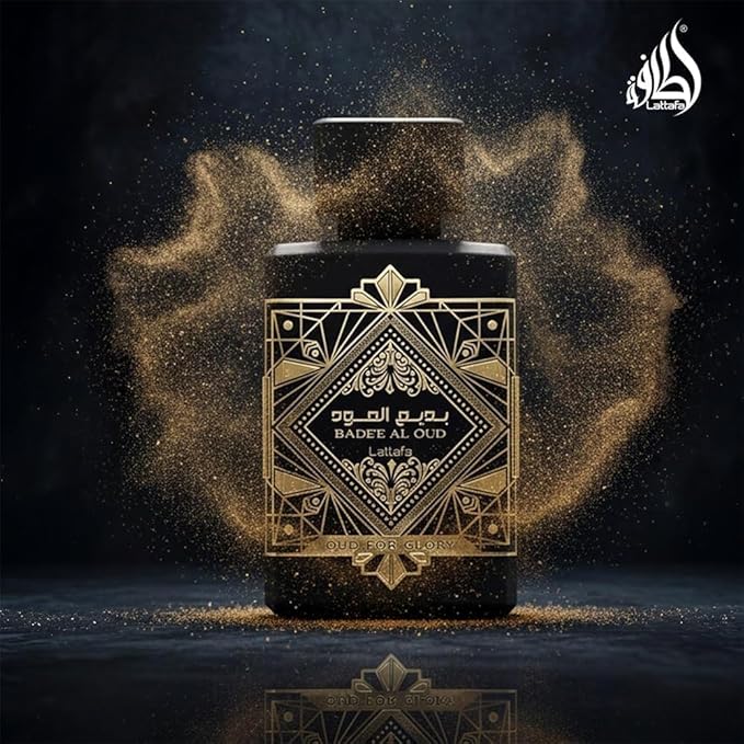 Lattafa Perfumes Bade'e Al Oud, Oud for Glory for Unisex Eau de Parfum Spray, 3.4 Ounce