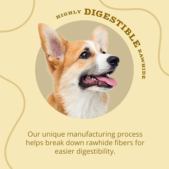 Better Belly Originals Small Roll Highly Digestible Dog Treats, 20 Count | With Real Chicken Liver Flavor, Long-Lasting Digestible Chew, No Grain Added, No Artificial Colors Or Flavors, For Adult Dogs