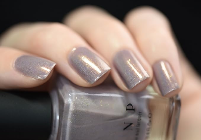 ILNP Long Walks - Shimmery Taupe Holographic Nail Polish