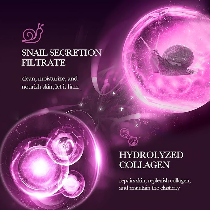 Eye Cream for Dark Circles and Puffiness - Anti Aging Eye Cream for Wrinkles and Fine Lines, Hydrating Under Eye Cream with Snail Secretion Filtrate & Hydrolyzed Collagen, 0.7oz