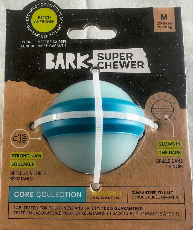 BarkBox Glowball Dog Toy - for Medium Dogs
