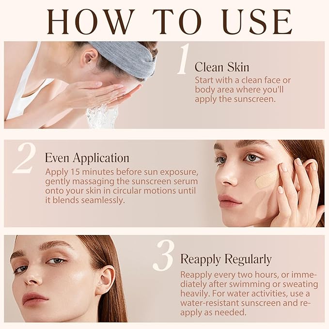 Foundation 4 in 1 - Medium Spectrum with SPF 50+, Anti-Aging, Concealer, Sun Protection, Hydrating Color Changing Foundation Makeup Liquid - Longwearing & Waterproof for Sport, Dancing (2PC, SPF50)