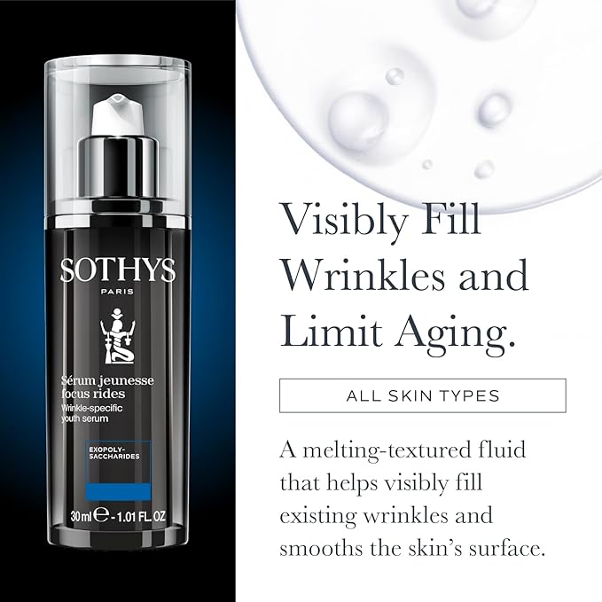 SOTHYS Wrinkle-Specific Youth Serum - Face Serum for Wrinkles | Anti-Aging, Youthful Lift, Filler Effect | For All Skin Types