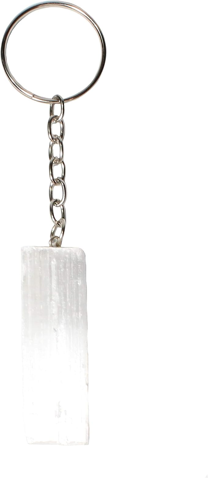 Keychain Natural Raw Stone - Crystal Healing Keychains - Healing Crystals - Reiki Chakra Healing
