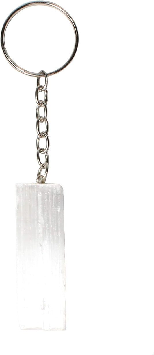 Keychain Natural Raw Stone - Crystal Healing Keychains - Healing Crystals - Reiki Chakra Healing