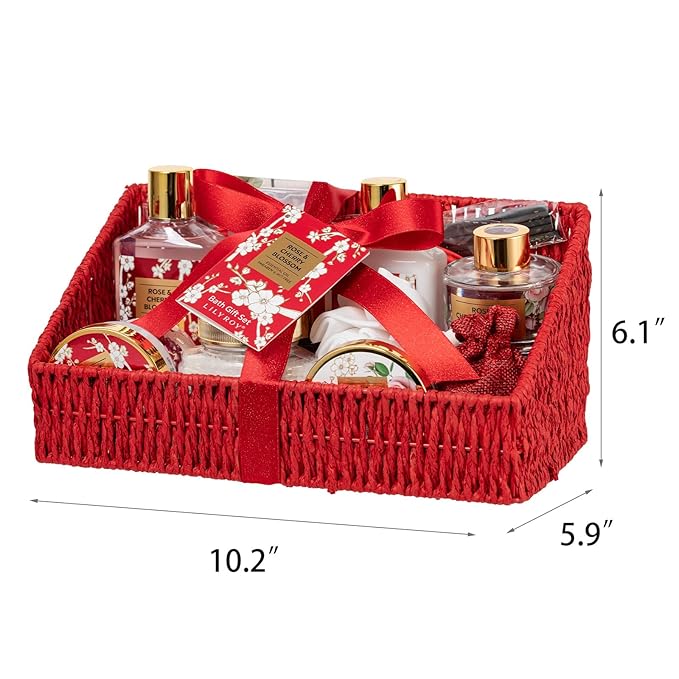 Mothers Day Gifts for Mom, Gifts for Women - Luxury Bath and Body Spa Gift Basket for Women, Skin Care Set for Women | Relaxing Care Kit Christmas, Anniversary, Birthday, Valentines Day Gift Set