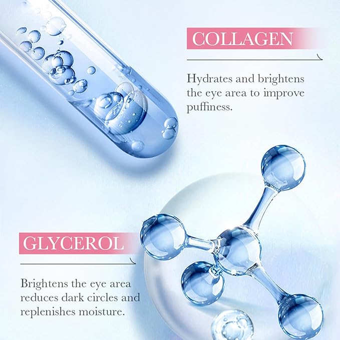 Sakura Eye Masks, 30 Pairs Collagen Gel Under Eye Patches, Crystal Eye Masks Reduce Wrinkles and Dark Circles, Moisturizing & Anti-Aging Reducing Eye Wrinkles Skincare
