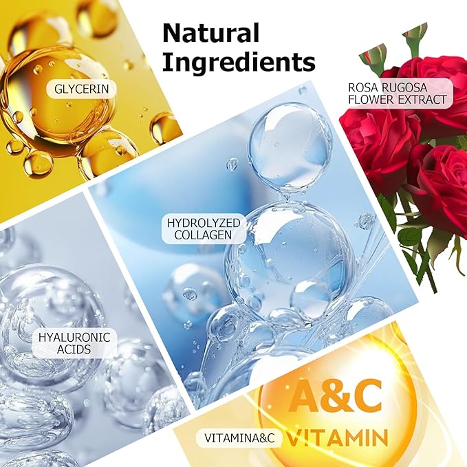 Jakuva 30 Pairs Lip Masks & Eye Masks,Gold Under Eye Patches for Puffy,Peach Red Lip Masks Skincare,Effectively Moisturizing Facial Skin, Anti-Aging, Reducing Fine Lines, Nourishing for Face Care