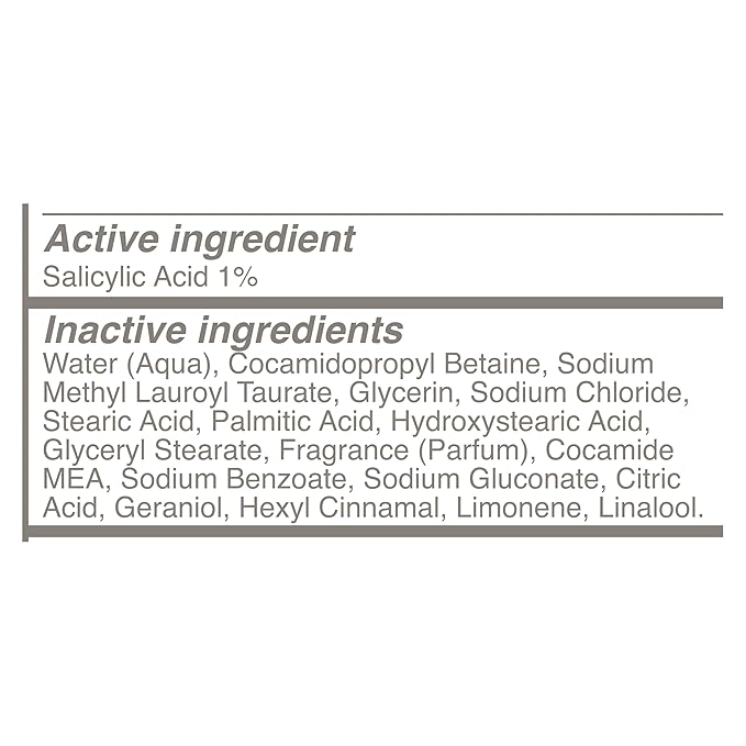 Dove Serum Body Wash Acne Clear for troubled skin with Salicylic Acid 18.5 Fl Oz (Pack of 4)