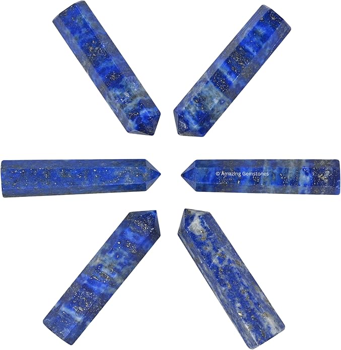 Amazing Gemstone Crystal Points Bulk Healing Crystals & Stones - Premium Single Terminated Healing Wand Point Bulk Crystals for Crafts, Crystal Grid, DIY Work