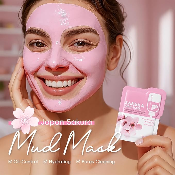 Gentle Milk Skincare for Girls 10-12, Kids Skin Care Set for Girls Ages 8-12, Milk Skincare Kit with Cleanser, Serum, Cream, Masks, Travel-Friendly & Hydrating Skincare for Teens (10 PCS, Sakura)