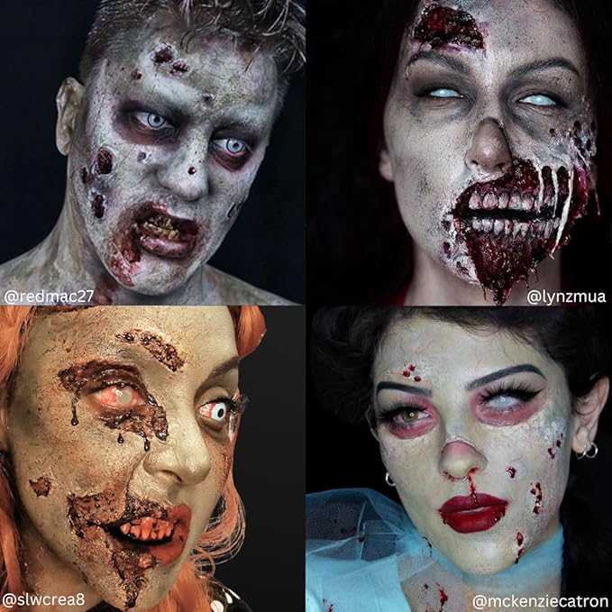 Mehron Premium Character Kit | Complete Halloween & Cosplay Makeup Kit | Made in USA | Includes All Tools & Instructions | Zombie