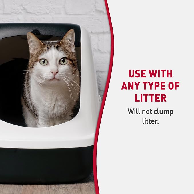 Nature's Miracle Litter Box Deodorizer Powder, Cat Odor Control | Unscented | 20 Ounces | Pack of 6