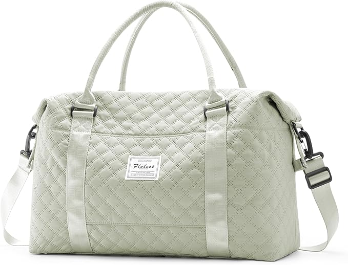 Travel Duffel Bag, Carry On Overnight Weekender Bags for Women | Travel Bag with Wet Pocket & Trolley Sleeve, For Spirit Airlines 18x14x8 Personal Item Bag