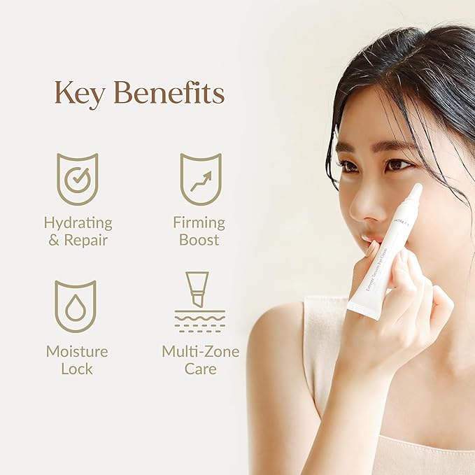 LU'PIUM Extreme Tension Eye Cream - Nourishing & Firming for Under Eye with Dark Circles, Tired Eye Care, 5 Vegan Phytomucin Korean Skincare (20ml/0.68 fl. oz.)