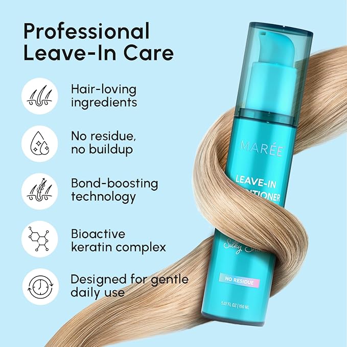 MAREE Leave-In Conditioner for Dry Damaged Hair, Leave-In Conditioner for Curly Hair, Color Treated