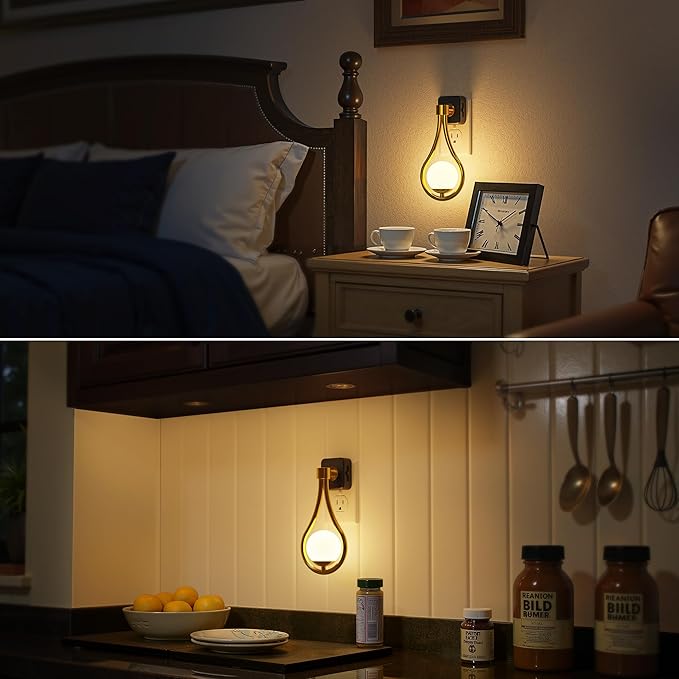 LED Night Light, Night Lights Plug into Wall, 0-100LM Dimmable | Nightlight, 330° Rotating with Dusk to Dawn Sensor, Adjustable Brightness for Kids, Bathroom, Bedroom, Hallway, Stairway