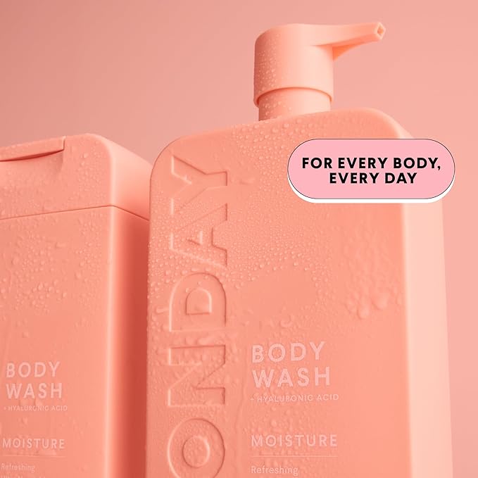 MONDAY HAIRCARE MOISTURE Body Wash in Fresh Gardenia with Hyaluronic Acid & Shea Butter for All Skin Types, 900 mL
