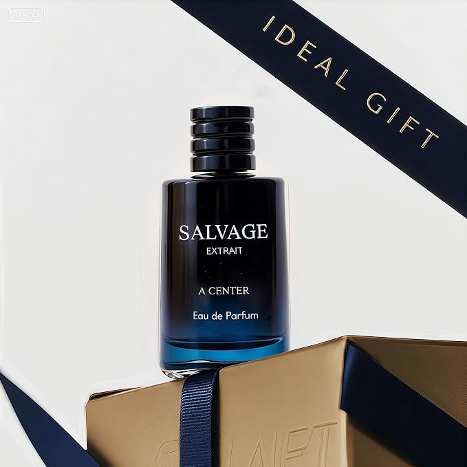 A CENTER Men's Cologne SaExt&Blue for Men Ultra Eau de Parfum Gift Set - 3.4 Fl Oz Each | Citrus Spicy & Woody Ambergris Fragrance | Luxury Perfume for Day & Night
