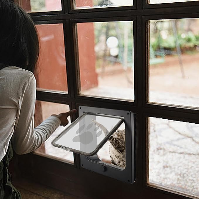 Compact Window Cat, Door Magnetic Safety, Weatherproof Smart Dog, Versatile