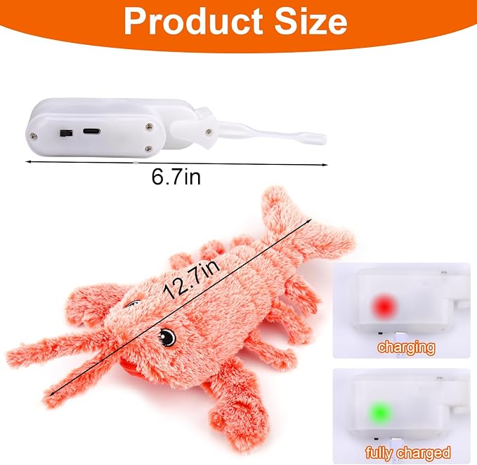 Mity rain Interactive Lobster Dog Toy