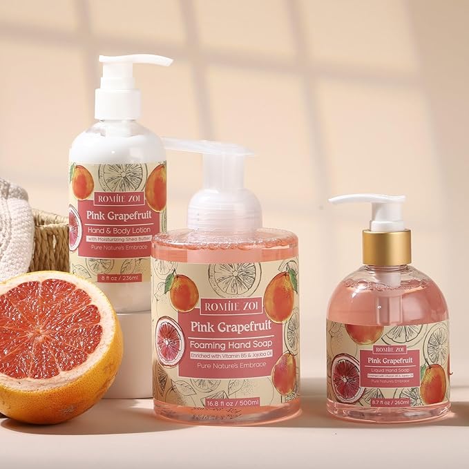 ROMIIE ZOI Daily Hand & Body Lotion with Moisturizing Shea Butter - Pink Grapefruit - 236 ML / 8 FL OZ