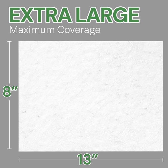 OPTEEL Adult Wipes Extra Large Scented - Skin-Friendly Incontinence Wet Wipes for Adults & Elderly Disposable Washcloths - 8x13" 4 Packs of 60 (240 Wipes)