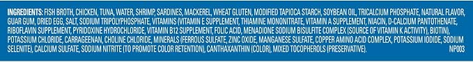 Meow Mix Tender Favorites with Real Tuna & Whole Shrimp in Sauce (Pack of 96)