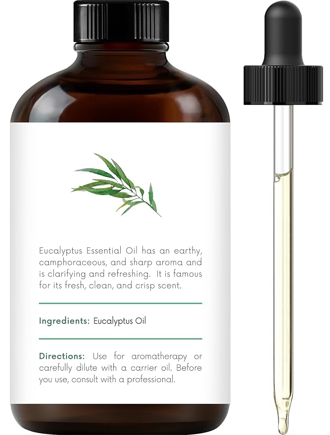 Handcraft Blends Frankincense Essential Oil, Lavender & Eucalyptus Essential Oil – Huge 4 Fl. Oz – 100% Pure and Natural Essential Oils – Premium Therapeutic Grade with Premium Glass Dropper