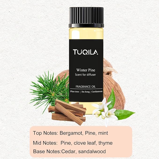 Hotel Luxury Essential Oil Set (3x20mL) – Scent Aromatherapy Oils for Diffusers – My Way, Pumpkin Cream, Winter Pine Scents –Idea for Home, Car, Hotel & Office – Long Lasting Fragrance