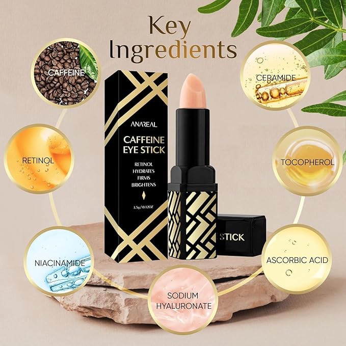 ANAREAL Caffeine Under Eye Balm Stick (1 pack)