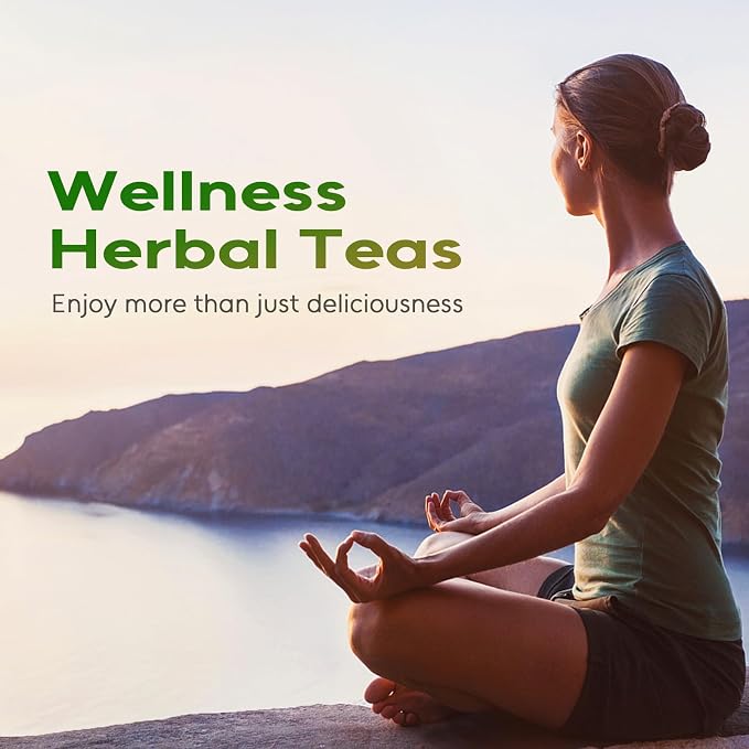FullChea - Motherwort Tea Bags, 40 Count, Dried Motherwort Herb | Premium motherwort herbal tea, non-GMO, caffeine-free, perfect for a calming natural wellness tea break