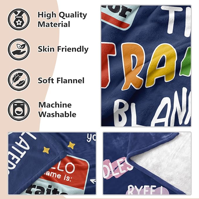 Farewell Gifts for Coworkers, Coworker Leaving Gifts for Women, Men | Deep Blue Traitor Blanket 60" X 50", Goodbye&Going Away Gifts for Coworkers, Work Besties, Leaving Gift for Employee Boss