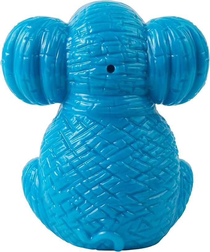 KONG Rewards Zoolooz Treat Dispenser Toy – Interactive Enrichment Puzzle for Dogs – Dispenses Treats & Kibble – Use Ziggies – Assorted Animals (Blue Elephant)