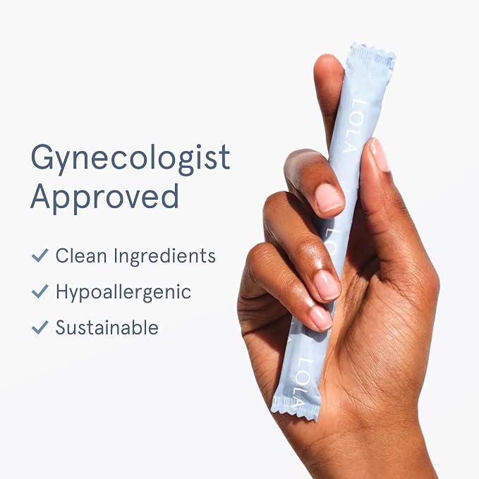 LOLA 100% Organic Cotton Tampons with Cardboard Applicator, 36 Count (2 Packs of 18) - Tampons Regular, Period Feminine Hygiene Products, HSA FSA Approved Products Feminine Care